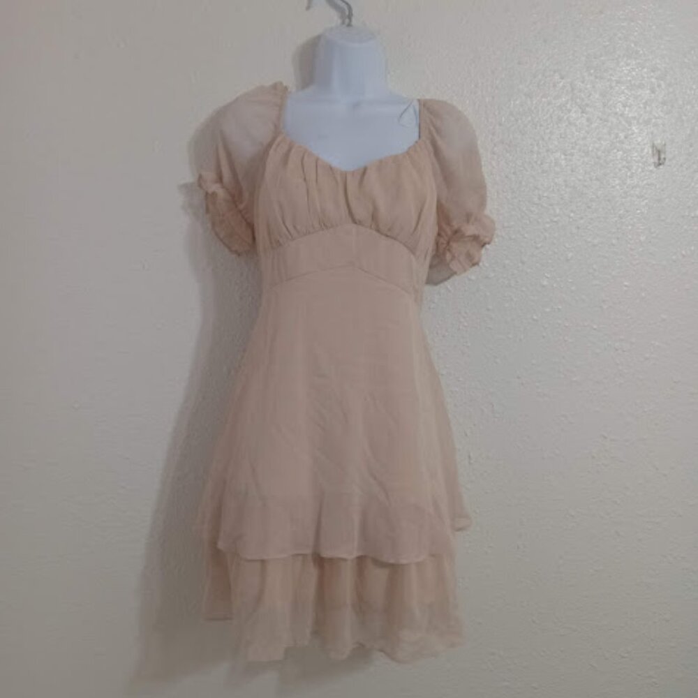 Love Tree - 2 Tier Rufful Mini Dress - Picture 12 of 13